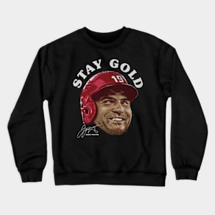 Joey Votto Cincinnati Gold Crewneck Sweatshirt